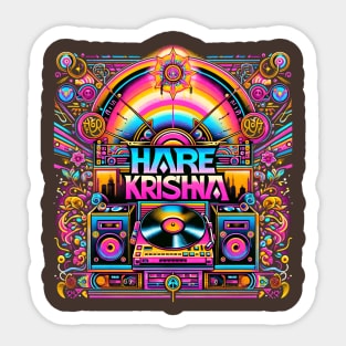 Disco Hare Krishna Sticker